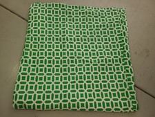 Pottery Barn Teen "Green White Chain Links" Twin Duvet