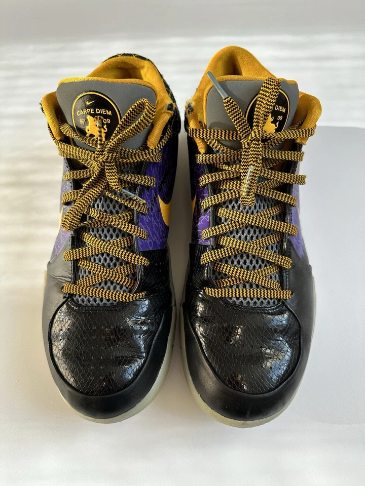 Size 11.5 - Nike Zoom Kobe 4 Protro 2019 Carpe Diem Custom Kobe Mamba Swoosh - Image 4 of 4