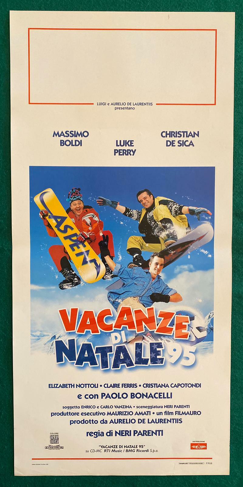 Locandina originale film Vacanze di Natale '95 (1995) - Regia di Neri Parenti