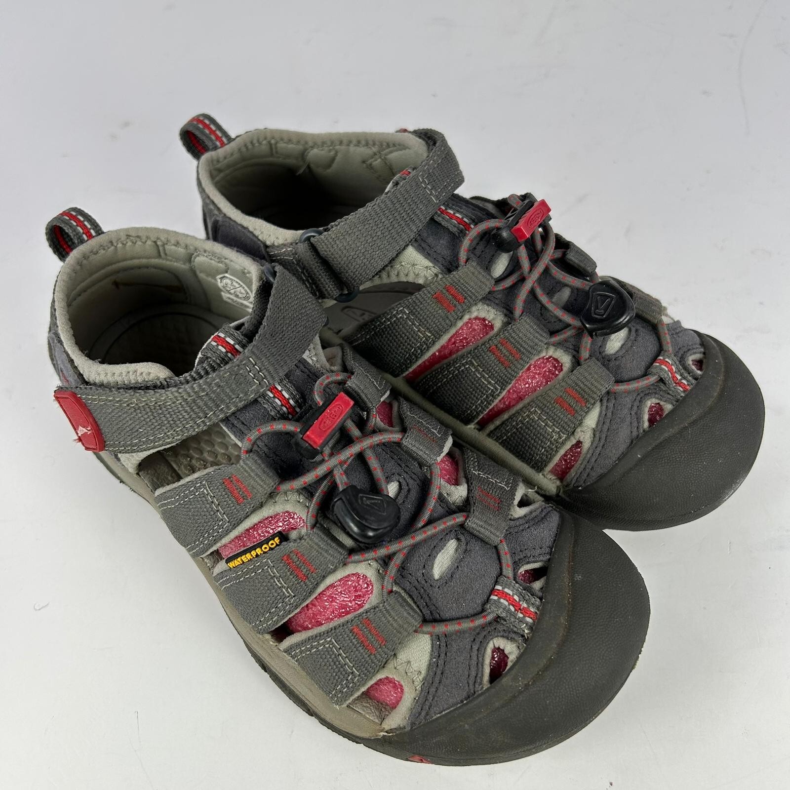 Sandali Keen Newport sport acquatici bambini escursionismo rosa grigio US 2 giovani scarpe outdoor