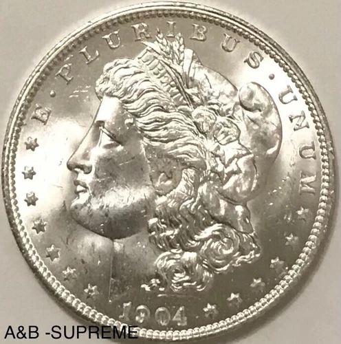 1904 O Morgan Dollar From OBW Estate Roll Choice-Gem Bu Uncirculated 90% Silver