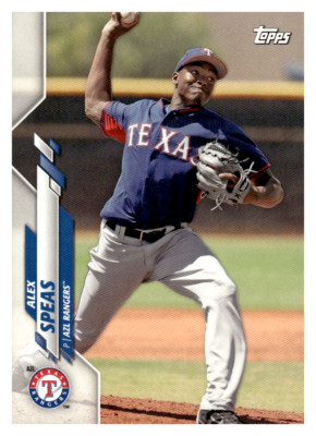 2020 Topps Pro Debut #PD-43 Alex Speas RANGERS