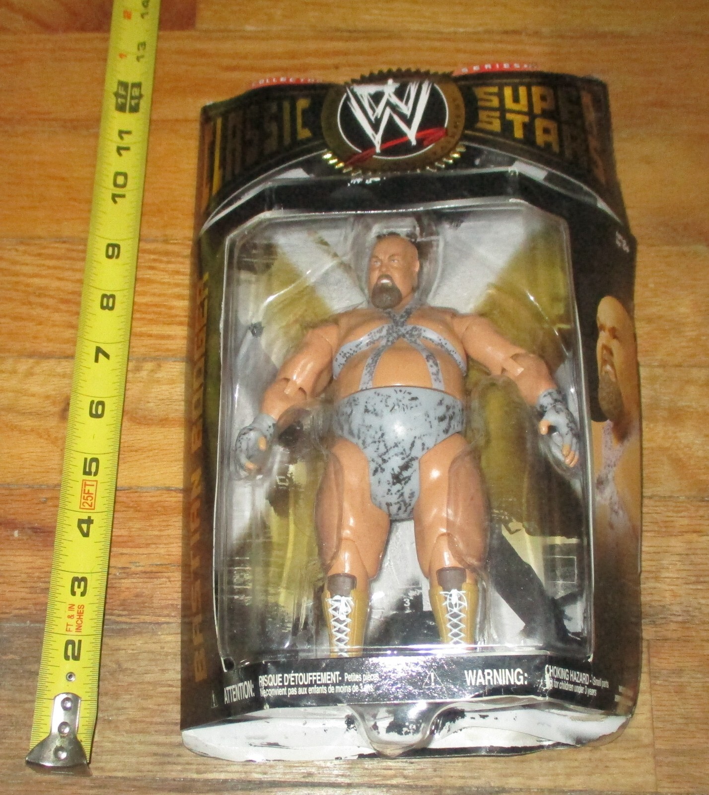 2009 WWF WWE Jakks Bastian Booger Classic Wrestling Figure Series 25 Mike Shaw