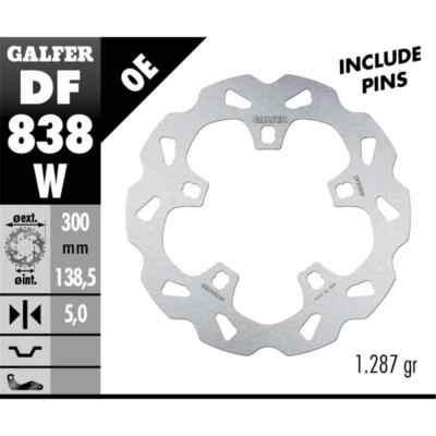 Galfer Harley Davidson DF838W -  Wave disc Rotor