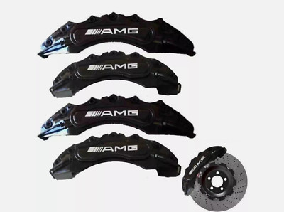 Brake Caliper Cover 4X for Mercedes A B C E ML GLK GLE GLA GLB S Class CL AMG