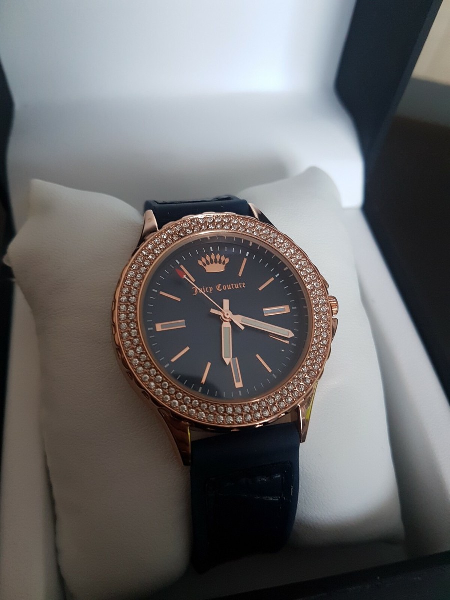 Juicy couture Black Label Los Angeles Watch in navy (Read