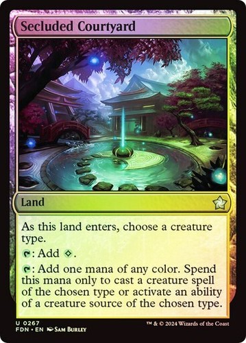 Secluded Courtyard + Special Guest + Foil - Set of 4 | eBay