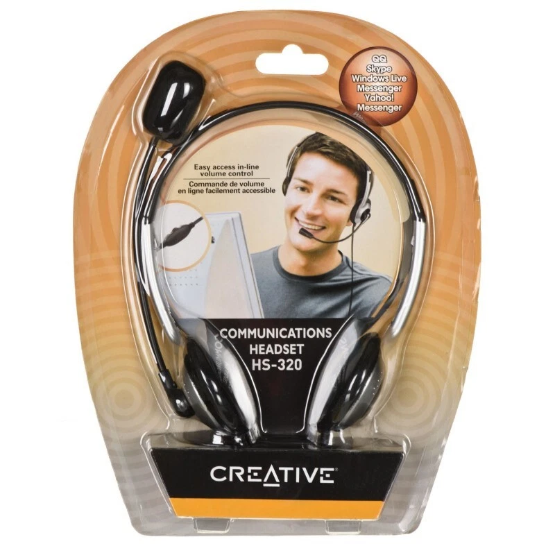 Creative Headset Cuffie Call Center Cablate con Microfono Jack 3,5mm - Immagine 3 di 4