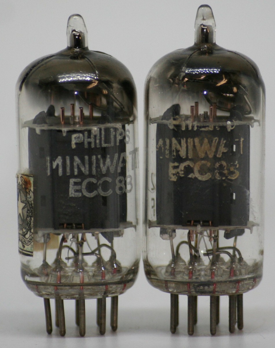 ecc83 mullard d getter foil tube s mC2 nos 12ax7 b339 b759 ecc803s