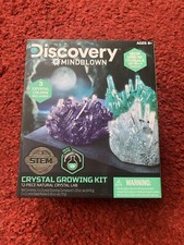 Discovery STEM Mindblown 12 Piece Natural Crystal Growing Lab Kit NEW