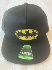 Batman boys/girls cap kids youth adjustable snapbac hat new with tags dc comics