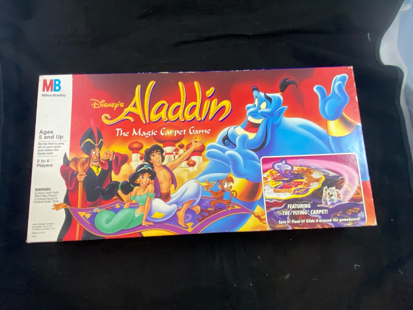 Vtg Disney's Aladdin Magic Carpet Milton Bradley MB 1992  Board Game 99%