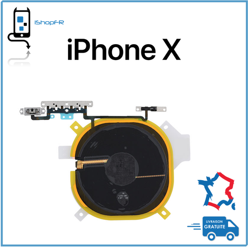 Nappe De Connexion Pour IPhone XR - Charge Sans Fil + Contrôle Du Volume - Pièce De Rechange Neuve