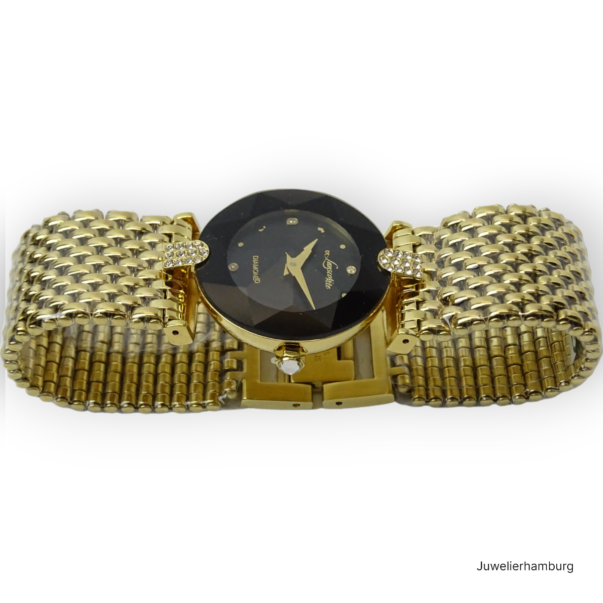 Gold Tone Swarovski Damenuhr Gold Swarovski Damenuhr Crystalline