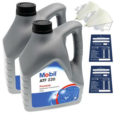8 Liter Mobil ATF 220 Premium Automatik Getriebeöl Dexron II D MB 236.7 97340