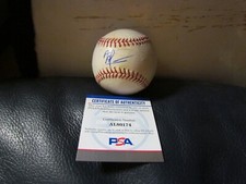 Albert Almora Signed Baseball PSA Certified