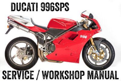 1999-2002 Ducati 996 SPS R S Repair Workshop Service Manual PDF