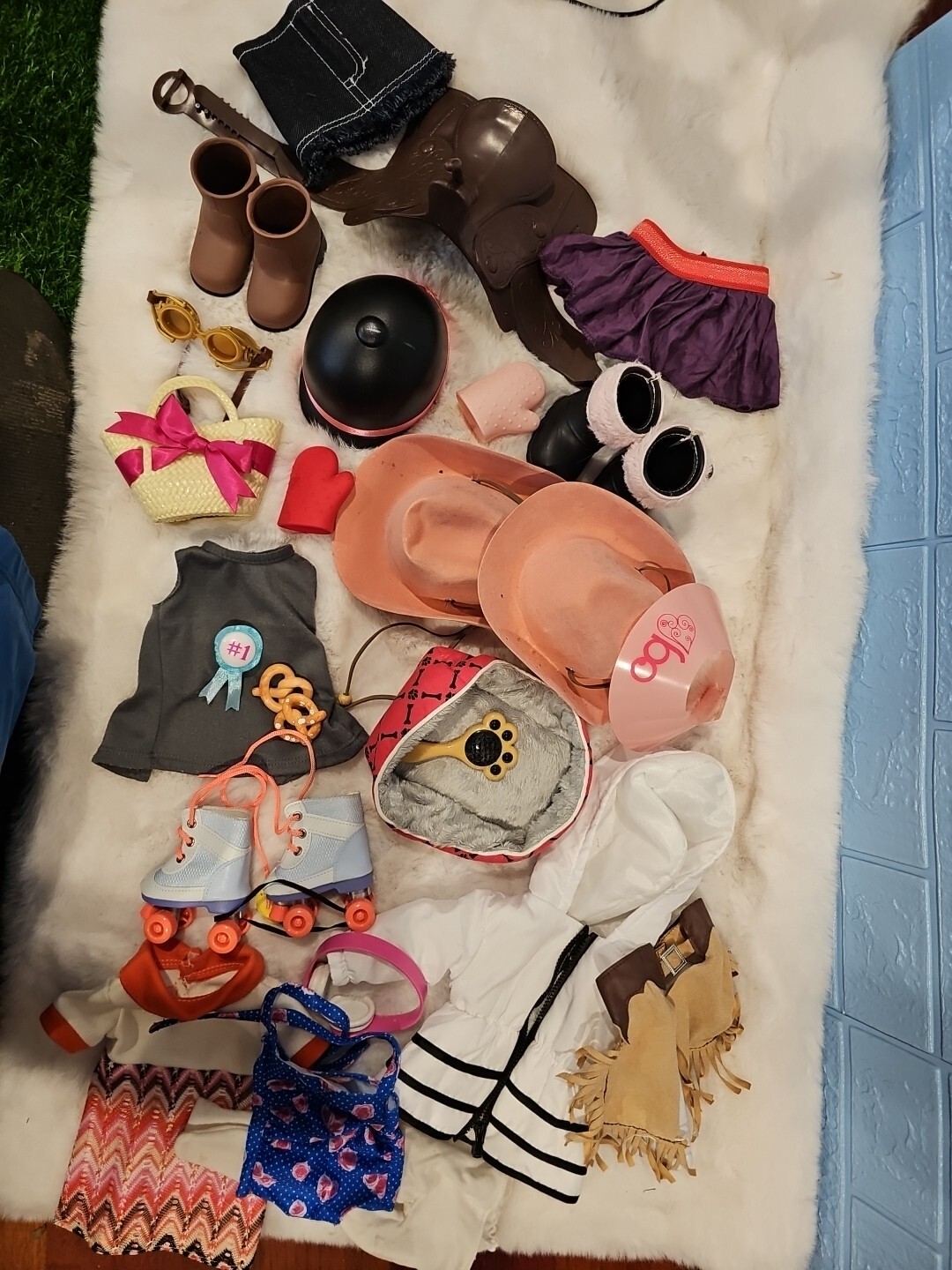 & Accessories Fits 18&rdquo; Doll Western, Pet