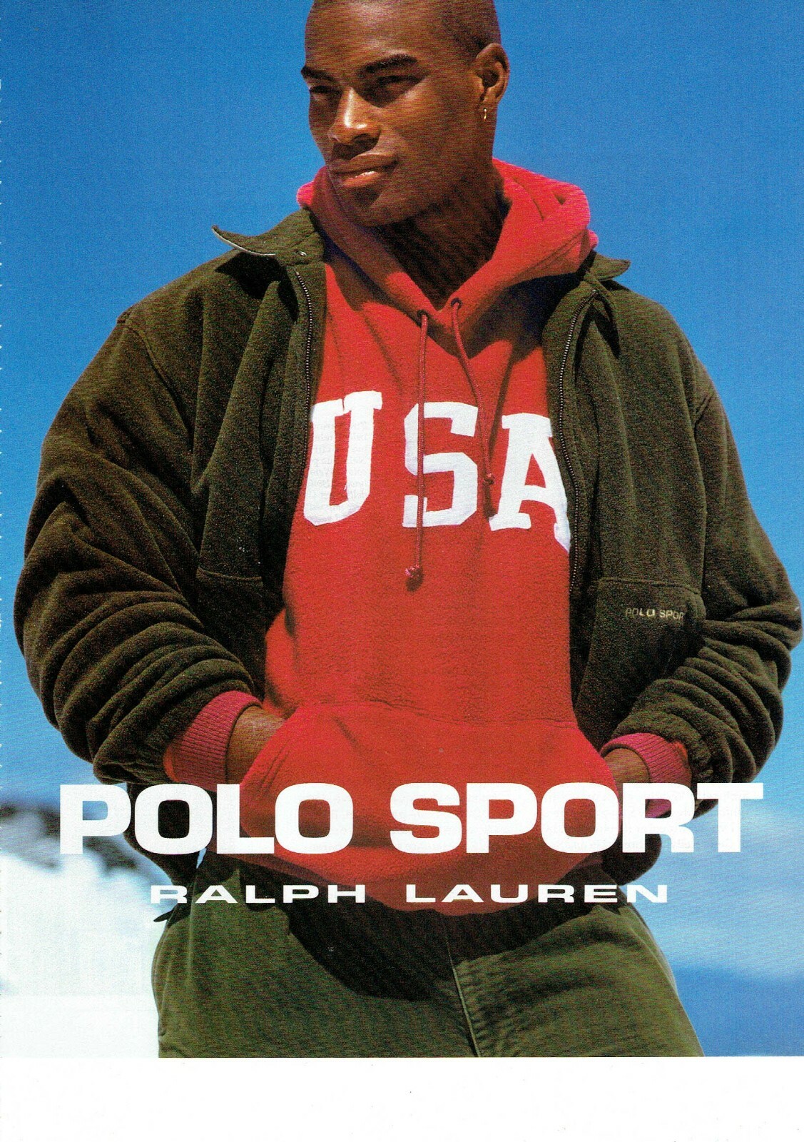 Ralph Lauren Polo Sport Vintage Original Magazine Print Ad Tyson