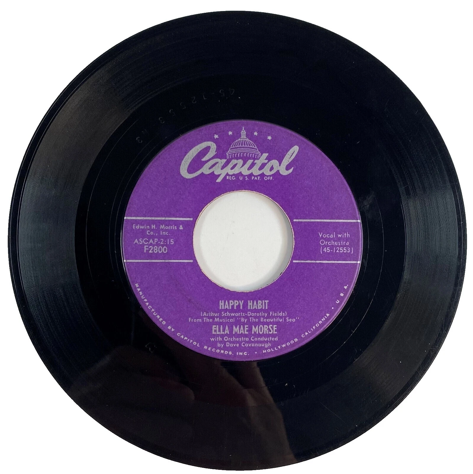 Ella 45 RPM Speed Vinyl Records