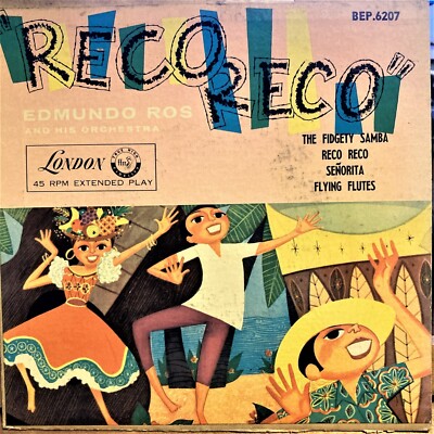 Fidgety Samba Flying Flutes Reco Reco Edmundo Ros London BEP6207 7 45 PET RESCUE