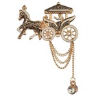 Ethnic Horse Cart Stylish Sherwani Brooch For Men 40 GM