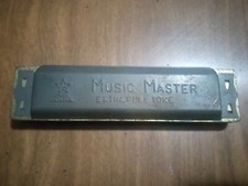 Vintage Music Master Harmonica, Extra Full Tone Instrument, Made in Japan