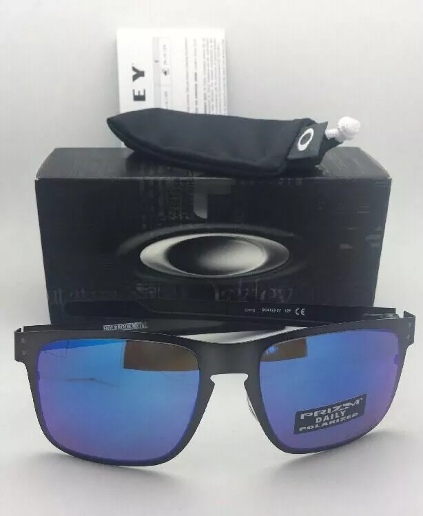 Polarized OAKLEY Sunglasses HOLBROOK METAL OO4123 07 Gunmetal w