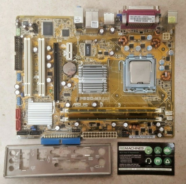 ASUS X Series P5GCMX/1333 FSB 1333 LGA775 Motherboard w/ Intel E7300 2.66 GHz eBay