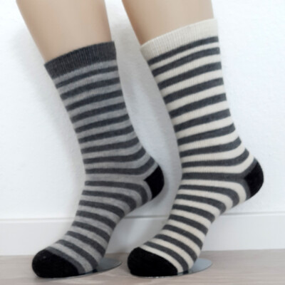 Lot De 2 Paires De Chaussettes Homme En Laine Alpaga - Très Souples, Taille 39-50, Neuves Avec étiquettes