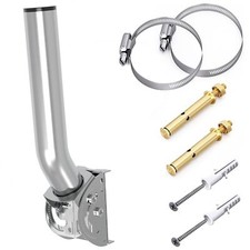 Wireless Bridge Mount Bracket 12'' J Mounting Pole Wall Installation Light Wei