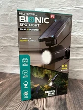 Bell + Howell Bionic Spotlight LED Solar Powered Outdoor Motion Sensor Light 