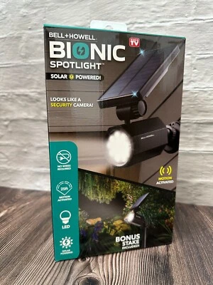 BELL AND HOWELL Bell + Howell Bionic Spotlight LED Solar Powered Outdoor Motion Sensor Light