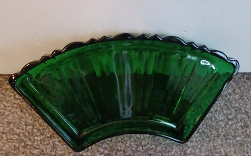 Replacement Insert Anchor Hocking Relish Tray Forest Green Old Cafe Vintage
