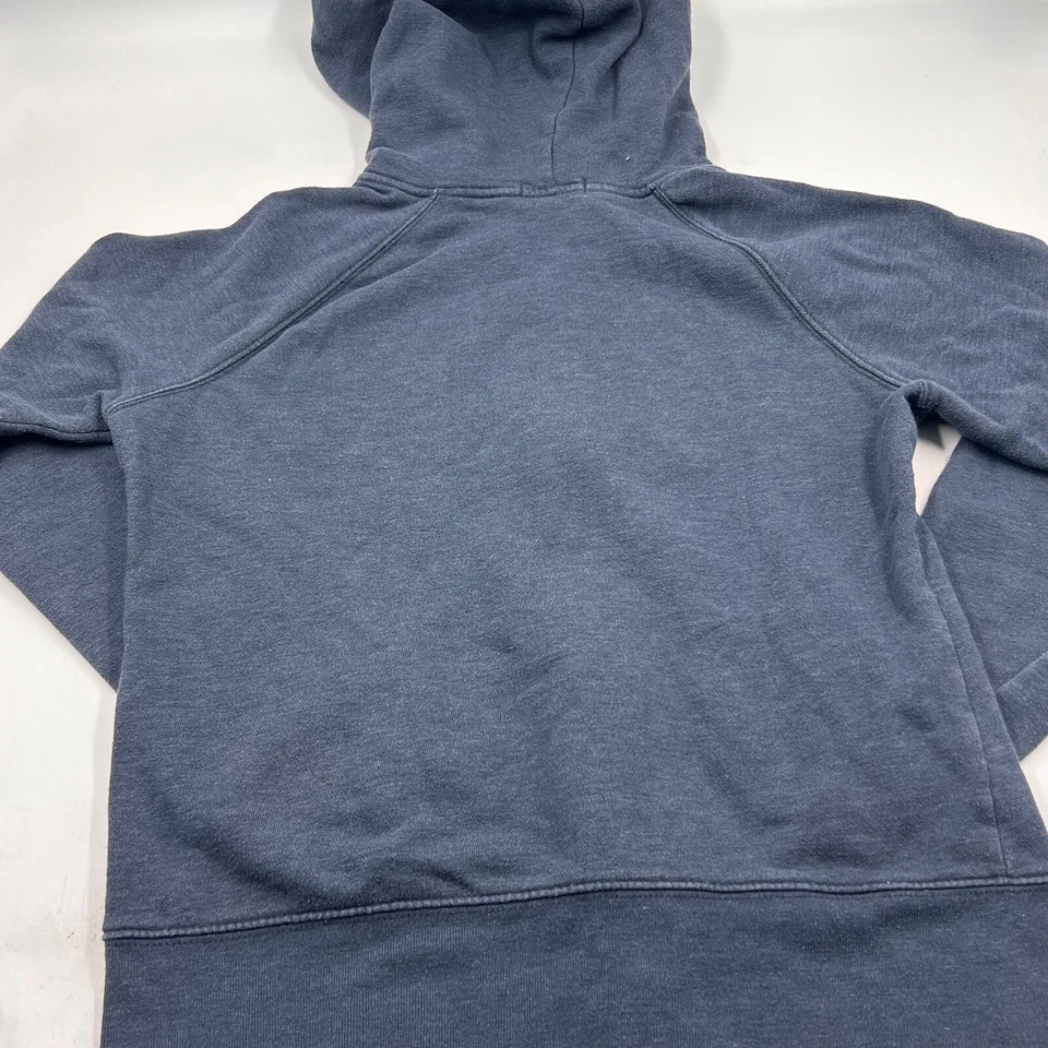 Sudadera con capucha y cremallera completa Gap para mujer talla M azul amarillo algodón elástico Foto 4 de 4