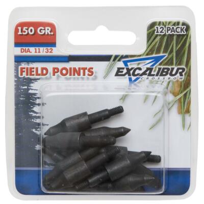 Excalibur Field Points 11/32 150 grain 12 pack