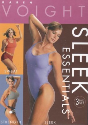 KAREN VOIGHT SLEEK ESSENTIALS 3 DVD SET NEW SEALED EXERCISE BARRE STYLE WORKOUT