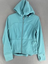 Prana Jacket Women  s Small Full Zip Hooded Long Slit Sleeve Outdoor Athletic Fit