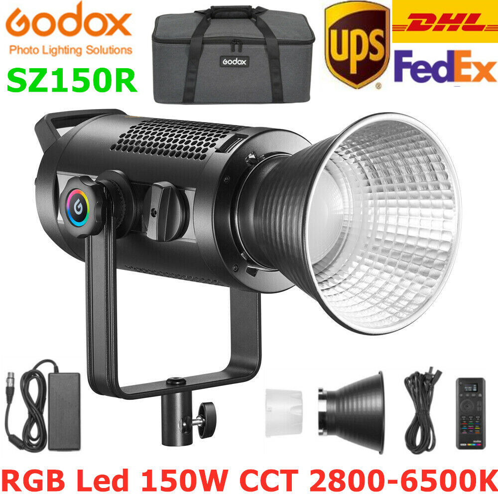 Godox SZ150R RGB Led Video Light 150W CCT 2800-6500K RGB Photography Led  Light
