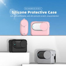 For Insta360 GO 3S Camera Skin Case Silicone Protective Cover Sleeve Lens Cap