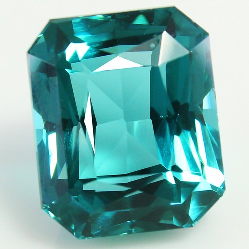 Saphir Naturel Du Montana, Taille émeraude, 13x7x4 Mm, Certifié GIR