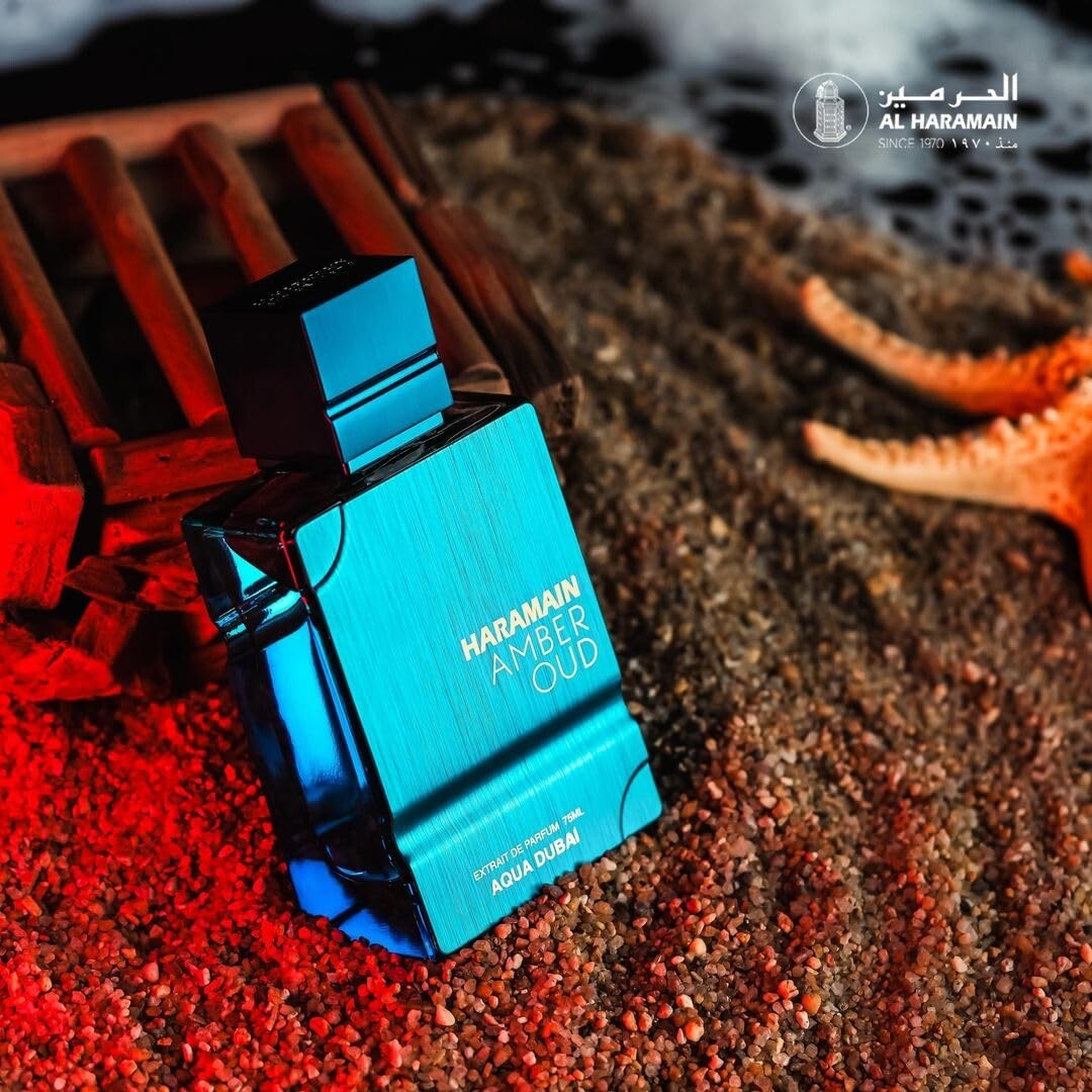 商*い様 Al Haramain Aqua Dubai 75ml [ ORIGI Al Haramain Amber Oud Aqua Dubai Extrait De Parfum 2.5 oz / 75 ml