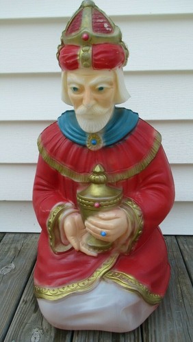 Collectible Blow Mold 3 Wise men - Picture 3 of 6