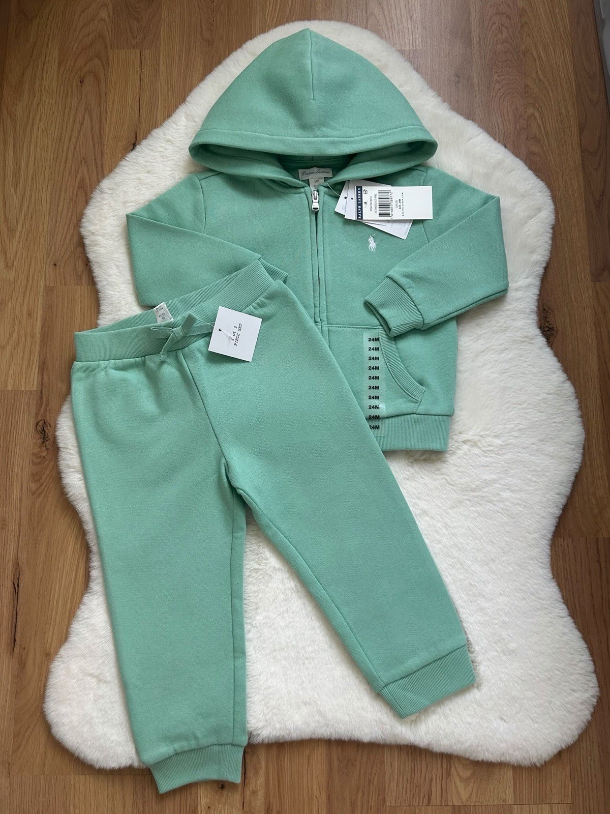 Boys Ralph Lauren Tracksuit set 18 24 Months NEW with Tags Green