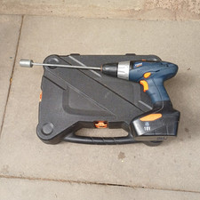 FERM Powerline 18V Cordless Drill/Driver, Battery & Case, Keyless Chuck