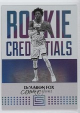 2017-18 Panini Status Rookie Credentials De'Aaron Fox #16 12z3
