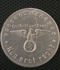 Hitler Election Token C-11 Aluminum 30mm. German Medal Colbert Hyder — photo 2
