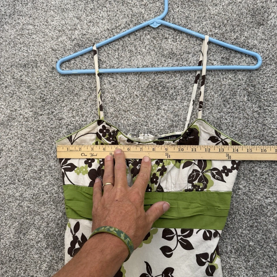 Vintage Y2K Babydoll Solero L Floral Coqueta Fairycore Mini Festival Romántico Foto 3 de 4