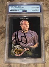 Landon Donovan Signed Autographed Card 2022 Allen & Ginter X #184 LA Galaxy PSA