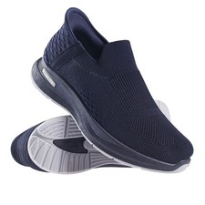WOMENS TRAINERS FASHION SPORTS SNEAKERS MESH COMFY LADIES RUNNING SHOES SLIP-ON